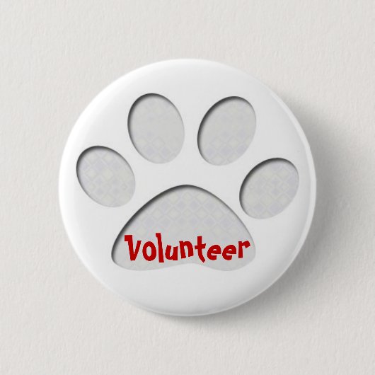 Badge Rond 5 Cm patte, volontaire (Devant)