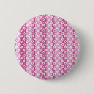 Badge Rond 5 Cm Patty rose Floral Pattern