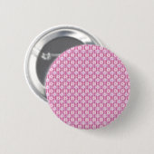 Badge Rond 5 Cm Patty rose Floral Pattern (Devant & derrière)