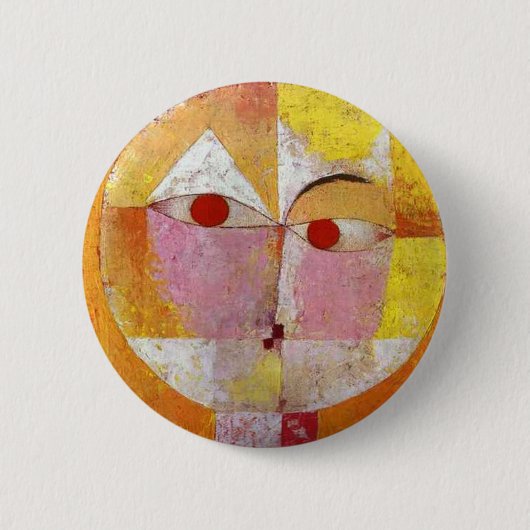 Badge Rond 5 Cm Paul Klee - Senecio (Devant)