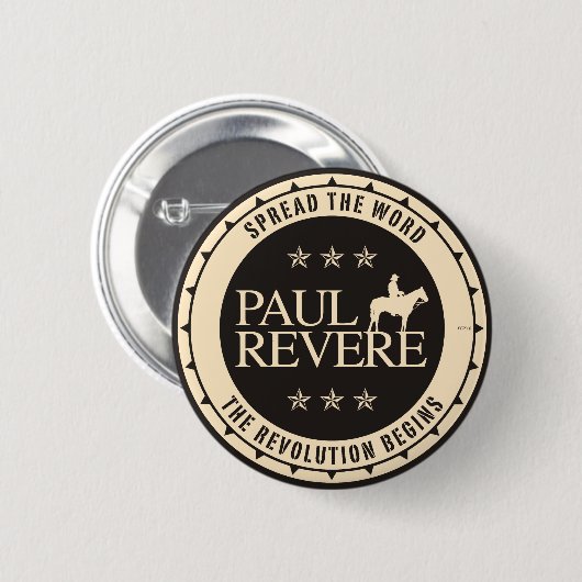 Badge Rond 5 Cm Paul Revere (Devant & derrière)