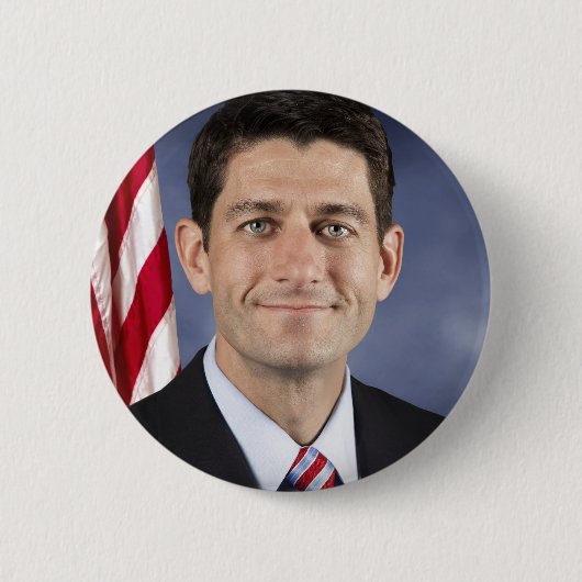 Badge Rond 5 Cm Paul Ryan (Devant)