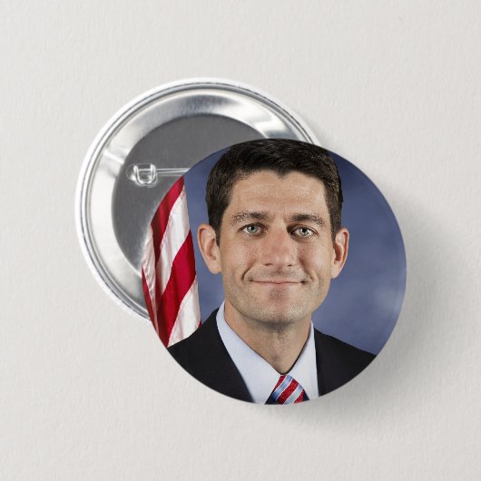 Badge Rond 5 Cm Paul Ryan (Devant & derrière)