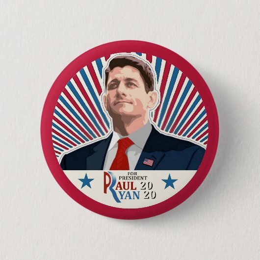 Badge Rond 5 Cm Paul Ryan 2020 (Devant)