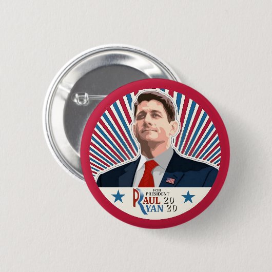 Badge Rond 5 Cm Paul Ryan 2020 (Devant & derrière)