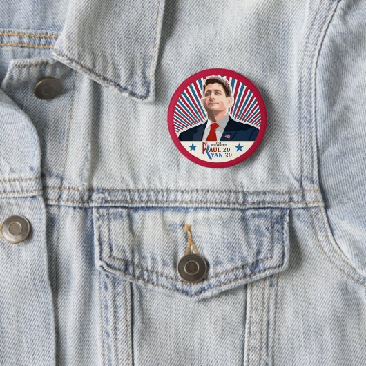Badge Rond 5 Cm Paul Ryan 2020 (En situation)