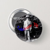 Badge Rond 5 Cm PaulButtonFor70 (Devant & derrière)