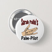 Badge Rond 5 Cm paume-pilote (Devant & derrière)