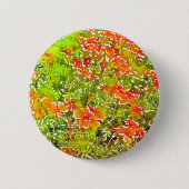 Badge Rond 5 Cm Pavots d'aquarelle (Devant)
