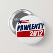 BADGE ROND 5 CM PAWLENTY 2012 (Devant & derrière)