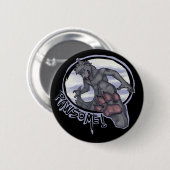 Badge Rond 5 Cm pawsome (Devant & derrière)