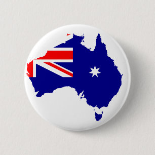 Badge Rond 5 Cm Pays australien