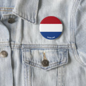 Badge Rond 5 Cm Pays-Bas Drapeau charmant patriotique (En situation)