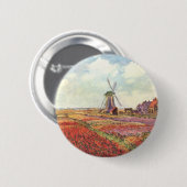 Badge Rond 5 Cm Pays-Bas - Monet (Devant & derrière)