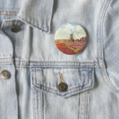 Badge Rond 5 Cm Pays-Bas - Monet (En situation)