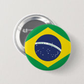 Badge Rond 5 Cm pays brasil (Devant & derrière)