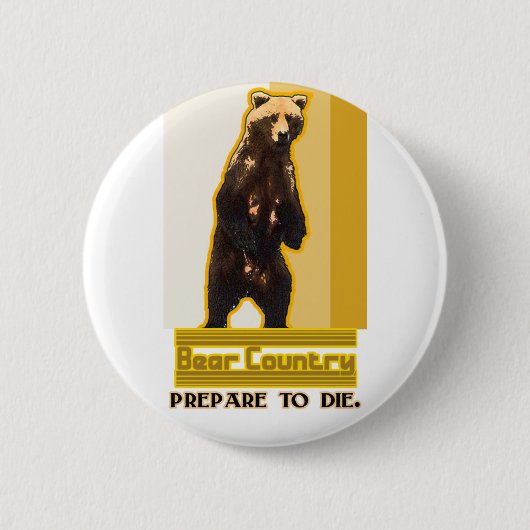 Badge Rond 5 Cm Pays de l'ours (Devant)