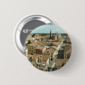 Badge Rond 5 Cm Paysage de Padoue (Devant & derrière)
