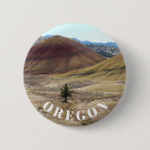 Badge Rond 5 Cm Paysage des collines peintes de l'Oregon (Devant)