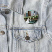 Badge Rond 5 Cm Paysage urbain (En situation)
