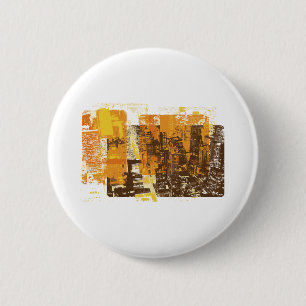 Badge Rond 5 Cm Paysage urbain urbain