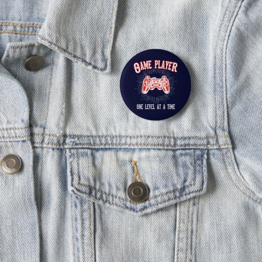 Badge Rond 5 Cm PC Video Gamer (En situation)