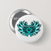 Badge Rond 5 Cm PCOS Sensibilisation Heart Wings.png (Devant & derrière)