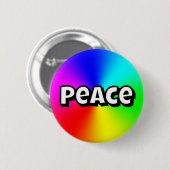 Badge Rond 5 Cm Peace (Devant & derrière)