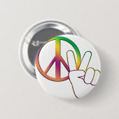 Badge Rond 5 Cm Peace-02 (Devant & derrière)