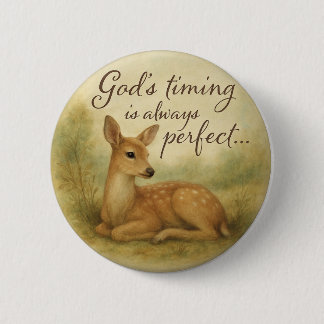 Badge Rond 5 Cm Peaceful Nature  Button Design...