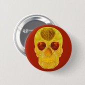 Badge Rond 5 Cm Peau feuille Aspen 1 (Devant & derrière)