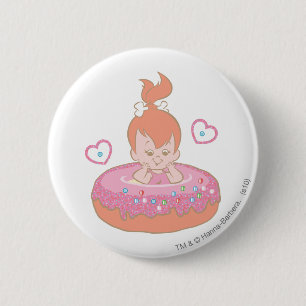 Badge Rond 5 Cm PEBBLES™ à Donut