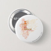 Badge Rond 5 Cm PEBBLES™ Beauté naturelle (Devant & derrière)