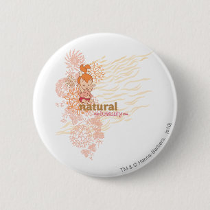 Badge Rond 5 Cm PEBBLES™ Beauté naturelle