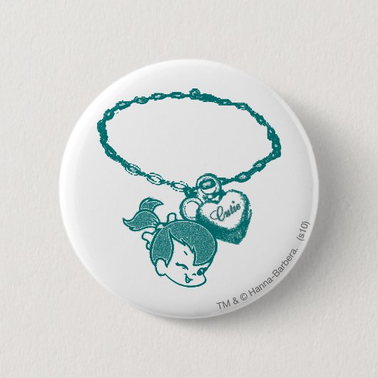 Badge Rond 5 Cm PEBBLES™ Chaîne de découpe (Devant)