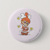 Badge Rond 5 Cm PEBBLES™ Goes Gaga (Devant)