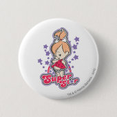 Badge Rond 5 Cm PEBBLES™ Super Star (Devant)
