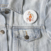 Badge Rond 5 Cm PEBBLES™ Wild Child (En situation)