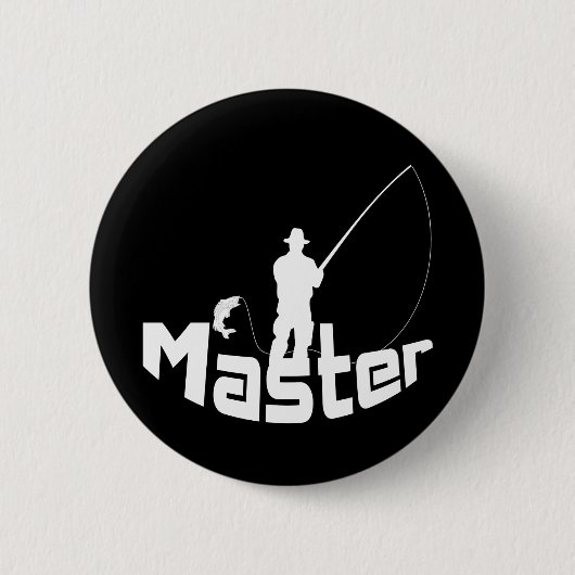 Badge Rond 5 Cm Pêche à la mouche (Devant)