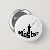 Badge Rond 5 Cm Pêche à la mouche (Devant & derrière)