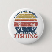 Badge Rond 5 Cm Pêche amusante (Devant)