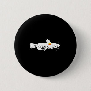 Badge Rond 5 Cm Pêche au poisson-chat pêche au poisson-chat vintag