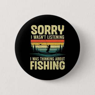 Badge Rond 5 Cm Pêche Cool Pour Hommes Femmes Pêcheur B Truite Poi