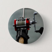 Badge Rond 5 Cm Pêche terminée (Devant)