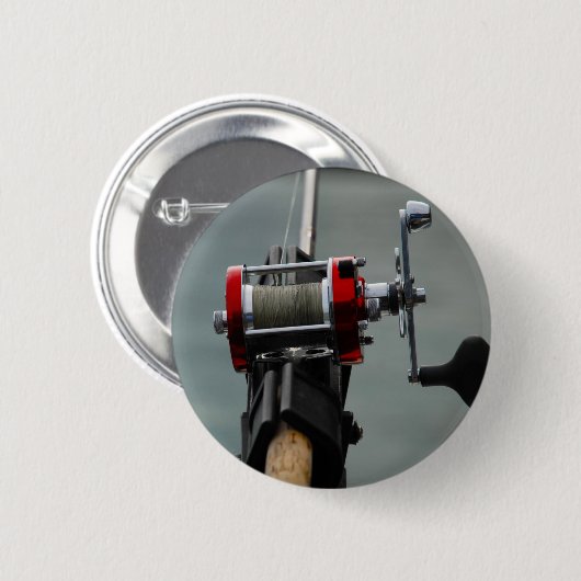 Badge Rond 5 Cm Pêche terminée (Devant & derrière)