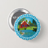 Badge Rond 5 Cm Pêcheurs (Devant & derrière)