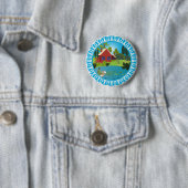 Badge Rond 5 Cm Pêcheurs (En situation)