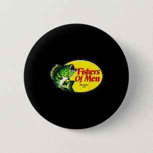 Badge Rond 5 Cm Pêcheurs d'hommes Matthieu 4_19 Bible de pêche chr