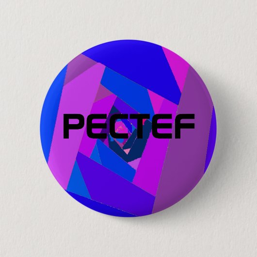 Badge Rond 5 Cm pectef logo3, PECTEF (Devant)