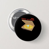 Badge Rond 5 Cm Peekabo Basic & Drôle Design (Devant & derrière)